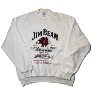 Vintage Jim Beam Bourbon Crewneck Sweatshirt late 80s made in USA